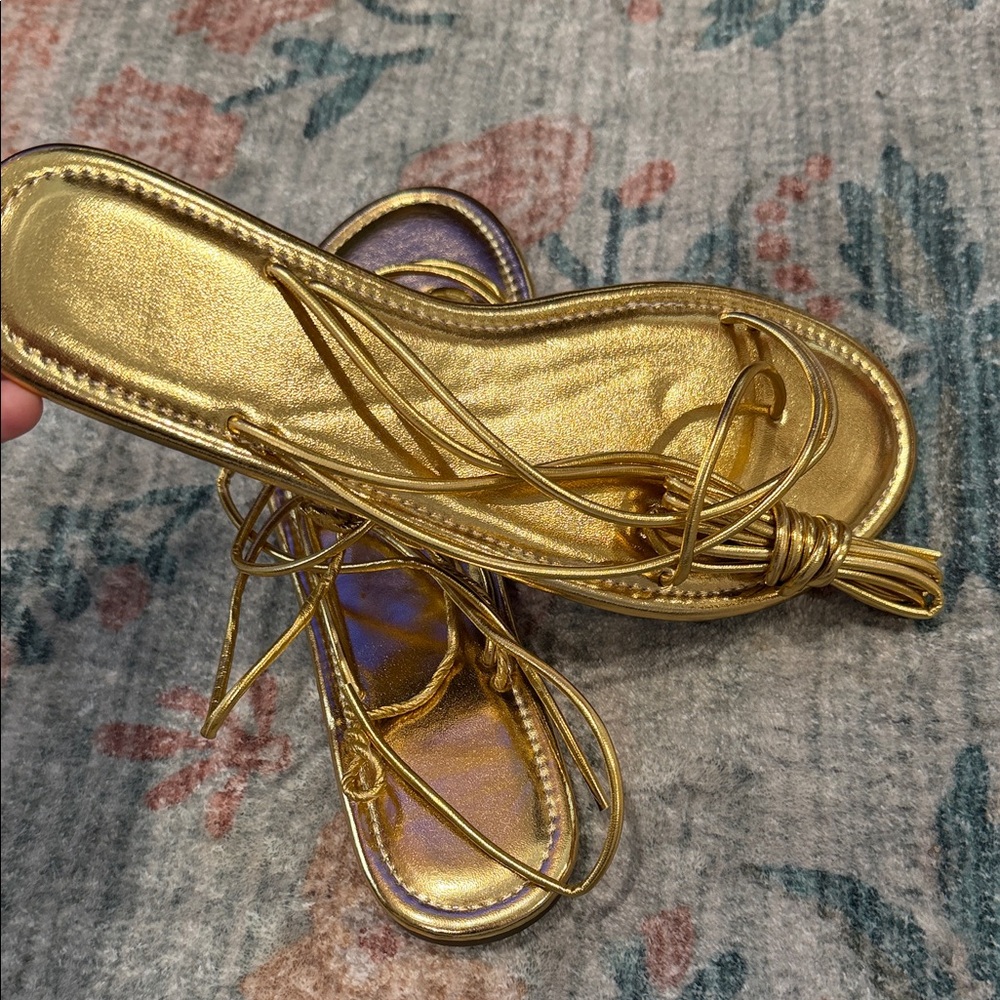 Gold Women's Sandals